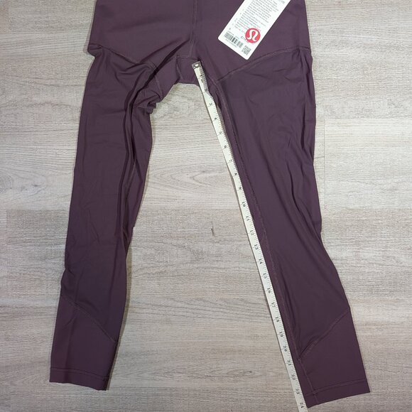 Lululemon Wunder Train Mesh HR Tight 25” Grape Thistle Purple Women's 6 NWT New - Picture 7 of 12